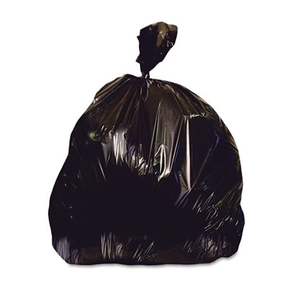 Heritage HER 33 x 39 in. 33 gal 1.5 mil Low-Density Repro Can Liner; Black, PK100 X6639AK - main